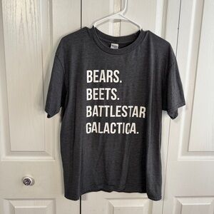 Gildan Bears Beets Battlestar‎ Galactica size large